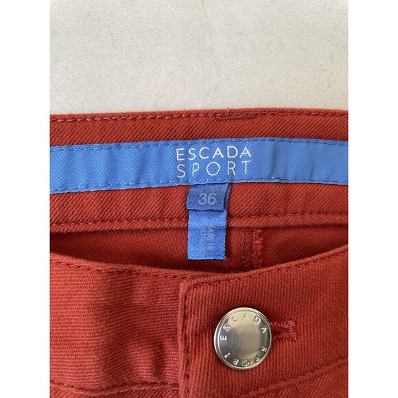 Escada Sport Jeans Kate Denim Straight Leg Mid Rise Stretch Vintage - Picture 3 of 13